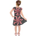 Flower Abstract Kids  Short Sleeve Dress View2