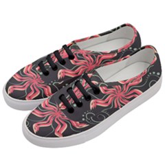 Flower Abstract Women s Classic Low Top Sneakers