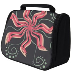 Flower Abstract Full Print Travel Pouch (big)