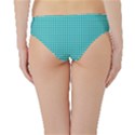 Gingham Plaid Fabric Pattern Green Hipster Bikini Bottoms View2