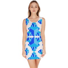 Cubes Abstract Wallpapers Bodycon Dress