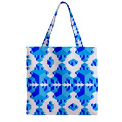 Cubes Abstract Wallpapers Zipper Grocery Tote Bag