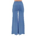 Gingham Plaid Fabric Pattern Blue So Vintage Palazzo Pants View2