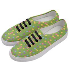 Balloon Grass Party Green Purple Women s Classic Low Top Sneakers by HermanTelo