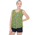 Balloon Grass Party Green Purple Bubble Hem Chiffon Tank Top View1