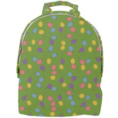 Balloon Grass Party Green Purple Mini Full Print Backpack by HermanTelo