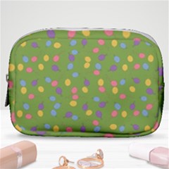 Balloon Grass Party Green Purple Make Up Pouch (small) by HermanTelo