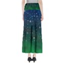 Background Blue Green Stars Night Full Length Maxi Skirt View2