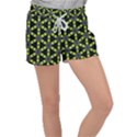 Backgrounds Green Grey Lines Women s Velour Lounge Shorts View1