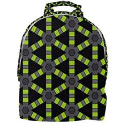 Backgrounds Green Grey Lines Mini Full Print Backpack by HermanTelo