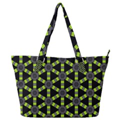 Backgrounds Green Grey Lines Full Print Shoulder Bag