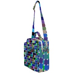 Geometric Background Colorful Crossbody Day Bag