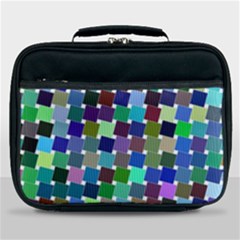 Geometric Background Colorful Lunch Bag by HermanTelo