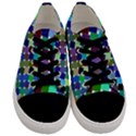 Geometric Background Colorful Men s Low Top Canvas Sneakers View1