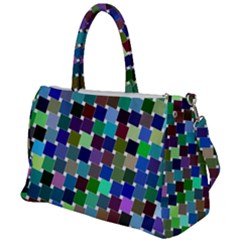 Geometric Background Colorful Duffel Travel Bag