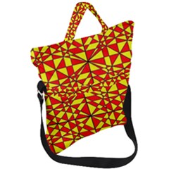 Rby-3-4 Fold Over Handle Tote Bag by ArtworkByPatrick