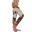 Awesome Skeleton With Skulls Kids  Lightweight Velour Classic Yoga Leggings View3