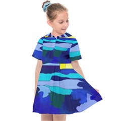 Sunset On The Lake Kids  Sailor Dress