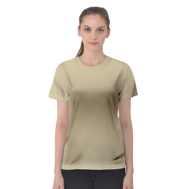 Cream Women s Sport Mesh Tee