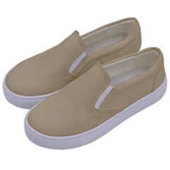 Cream Kids  Canvas Slip Ons by designsbyamerianna