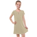 Cream Kids  Cross Web Dress View1