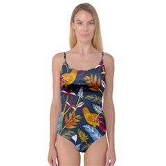 Colorful Birds In Nature Camisole Leotard  by Sobalvarro