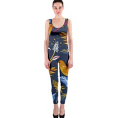 Colorful Birds In Nature One Piece Catsuit by Sobalvarro