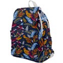 Colorful birds in nature Top Flap Backpack View1