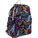 Colorful birds in nature Top Flap Backpack View2