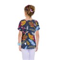 Colorful birds in nature Kids  One Piece Tee View2