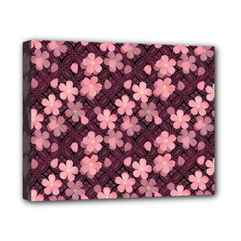 Cherry Blossoms Japanese Canvas 10  X 8  (stretched) by HermanTelo