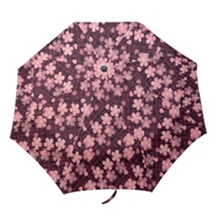 Cherry Blossoms Japanese Folding Umbrellas by HermanTelo