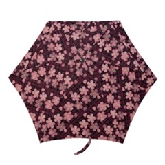 Cherry Blossoms Japanese Mini Folding Umbrellas by HermanTelo