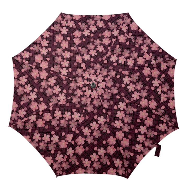 Cherry Blossoms Japanese Hook Handle Umbrellas (Large)