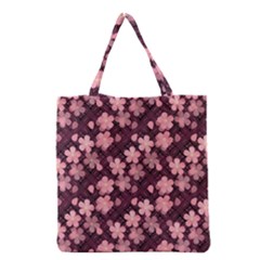 Cherry Blossoms Japanese Grocery Tote Bag