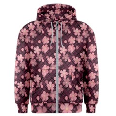 Cherry Blossoms Japanese Men s Zipper Hoodie