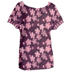 Cherry Blossoms Japanese Women s Oversized Tee by HermanTelo