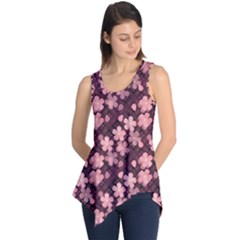 Cherry Blossoms Japanese Sleeveless Tunic