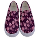 Cherry Blossoms Japanese Kids  Canvas Slip Ons View1