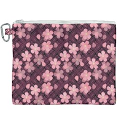 Cherry Blossoms Japanese Canvas Cosmetic Bag (xxxl) by HermanTelo