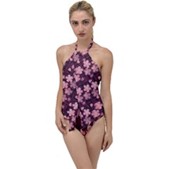 Cherry Blossoms Japanese Go With The Flow One Piece Swimsuit