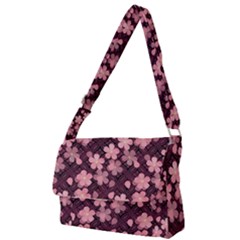 Cherry Blossoms Japanese Full Print Messenger Bag