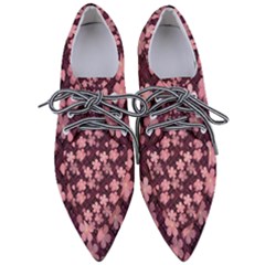 Cherry Blossoms Japanese Pointed Oxford Shoes by HermanTelo