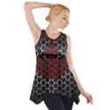 Canada Flag Hexagon Side Drop Tank Tunic View1