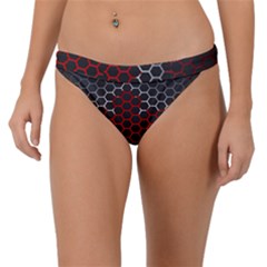 Canada Flag Hexagon Band Bikini Bottom