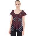 Canada Flag Hexagon Lace Front Dolly Top View1