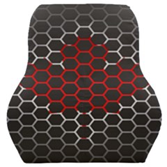 Canada Flag Hexagon Car Seat Back Cushion 