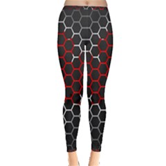 Canada Flag Hexagon Inside Out Leggings