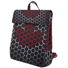 Canada Flag Hexagon Flap Top Backpack by HermanTelo