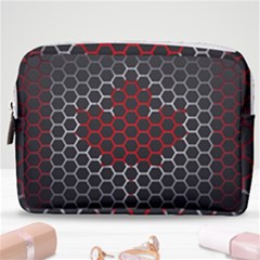 Canada Flag Hexagon Make Up Pouch (medium)